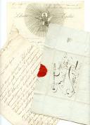 Photo 1 : 3 LETTRES DATÉES VENDÉMIAIRE AN 3 (octobre 1794) DES SOLDATS BOURDON, GRILLARD ET DÉLANDE, 1794.