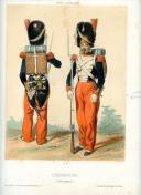 Photo 1 : MORAINE (R. de) : GRENADIERS DE LA GARDE IMPÉRIALE, Second Empire.