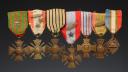LOT OF SEVEN DECORATIONS, Third and Fourth Republics. 26416-6
