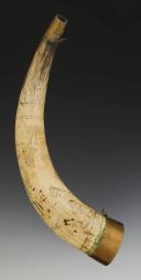 POWDER FLASK FOR HUNTERS, LIKELY FROM NORTH AMERICA, Late 19th Century. 32721