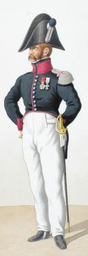 Photo 2 : 1820. Chasseurs à Cheval. Trompette (17e Régiment - des Pyrénées), Capitaine en Second (13e Régiment - de la Meuse).
