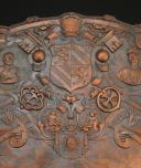 Photo 2 : SHIELD IN HONOR OF THE FIGHTERS AND SOLDIERS KILLED DURING THE BATTLE OF LOIGNY AND PATAY ON DECEMBER 2, 1870, Second Empire - Third Republic. 30833R