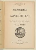 Photo 2 : PEYRE (Roger) – Napoléon Ier – Mémoires de Sainte-Hélène