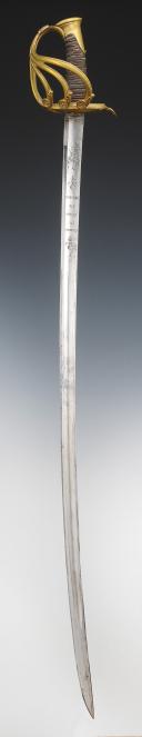 Photo 3 : GARDE DU CORPS OF MONSIEUR'S GUARD SABER, model 1814, Restoration period. 29261