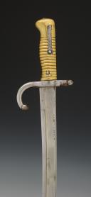 Photo 3 : YATAGAN BAYONET SABER, Chassepot model, Second Empire. 29218