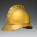 Photo 3 : CASQUE TROUPE DE SAPEURS-POMPIERS DE LA VILLE DE MONTPELLIER, type 1923, Troisième République. 24532