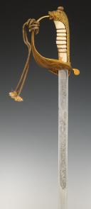 Photo 4 : SABRE D'OFFICIER DE LA MARINE TURQUE, Premier tiers du XXème siècle. 32668