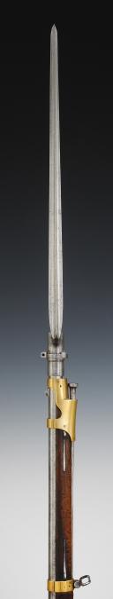 Photo 5 : FUSIL DE DRAGONS, modèle 1842-1847 transformé T, affecté au 2ème régiment de Spahis, Deuxième République, Présidence de Louis-Napoléon Bonaparte (1848-1852). 27053