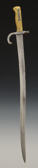 Photo 5 : YATAGAN BAYONET SABER, Chassepot model, Second Empire. 29218