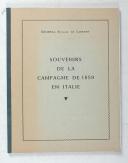 Photo 1 : COINTET général Edouard de - Souvenirs de la campagne de 1859 en Italie