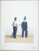 1828. Infanterie de Ligne. Voltigeur, Fusilier, (1er Régiment)