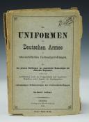 Photo 1 : LES UNIFORMES DE L'ARMÉE ALLEMANDE - DIE UNIFORMEN DER DEUTSCHEN ARMEE - 1882.