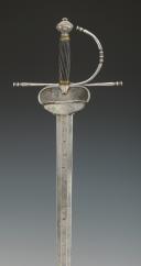 Photo 1 : SPANISH CAVALRY OFFICER'S SWORD FORTE, model 1728, 18th century. 25877