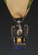 INSIGNE DE CHEVALIER DE L'ORDRE DE LA COURONNE DE FER, ROYAUME D’ITALIE, modèle 1805, fabrication Retour des Cendres. 30273
