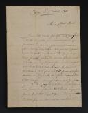 Armée d'Espagne. LETTRE AUTOGRAPHE SIGNÉE DU SOLDAT HEUDE À SA MÈRE, 1er avril 1811. 18855-8