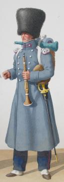 Photo 2 : 1830. Garde Royale. Infanterie (4e Régiment). Sergent-Fourrier de Fusiliers, Musicien.