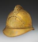 Photo 2 : CASQUE TROUPE DE SAPEURS-POMPIERS DE LA VILLE DE MONTPELLIER, type 1895, Troisième République. 24529