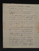 Photo 2 : Armée d'Espagne. LETTRE AUTOGRAPHE SIGNÉE DU SOLDAT HEUDE À SA MÈRE, 1er avril 1811. 18855-8