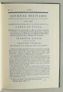 Photo 3 : JOURNAL MILITAIRE JUIN 1806. ARMÉE DE TERRE.
