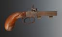 Photo 3 : PISTOLET À PERCUSSION DE POCHE À BALLE FORCÉE, Seconde moitié du XIXème siècle. 33944R