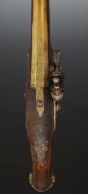 Photo 4 : CIVIL OFFICER FLINTLOCK NAVAL PISTOL, Ancient Monarchy. 32533