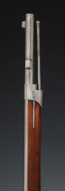 Photo 5 : FUSIL D'INFANTERIE CHASSEPOT, affecté au 1er RÉGIMENT DES VOLTIGEURS DE LA GARDE IMPÉRIALE, modèle 1866, Second Empire. 26988