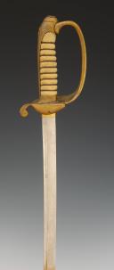 Photo 6 : SABRE D'OFFICIER DE LA MARINE JAPONAISE, modèle 1883 produit par la Compagnie Nakano de Tokyo, Premier tiers du XXème siècle. 32674