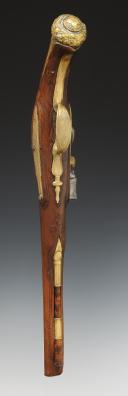 Photo 7 : CIVIL OFFICER FLINTLOCK NAVAL PISTOL, Ancient Monarchy. 32533