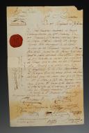 Armée des Pyrénées Orientales, 7ème régiment d'infanterie 2me Bataillon. ÉTAT DES SERVICES DU CITOYEN FRANÇOIS LACROIX, caporal de la Compagnie de Lefebvre, Castello le 1er messidor 3ème année (19 juin 1795). 18910-53