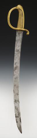 Photo 2 : INFANTRY TROOP SABER, known as "briquet," Model An XI, signed Manceaux, Restoration period. 29298