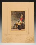 Photo 3 : DRAGON OF THE FIRST EMPIRE: Anonymous watercolor, Early 20th century. 32910