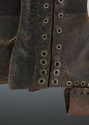 Photo 3 : PAIR OF LEATHER INFANTRY GAITERS, Second Empire - Early Third Republic. 33008R