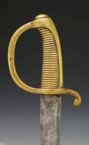 Photo 4 : INFANTRY TROOP SABER, known as "briquet," Model An XI, signed Manceaux, Restoration period. 29298