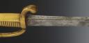 Photo 6 : INFANTRY TROOP SABER, known as "briquet," Model An XI, signed Manceaux, Restoration period. 29298