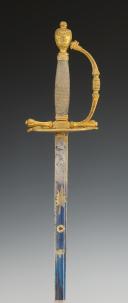 Photo 9 : MUSKETEER SWORD OF THE 1st COMPANY OF THE KING'S MILITARY HOUSEHOLD (GRAY MUSKETEER), model 1814, Restoration period. Stock number 29266