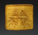 BELT BUCKLE OF THE KING'S MILITARY HOUSE GENDARMES, 1814 model, Restoration period. 30025.