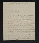 AUTOGRAPH LETTER SIGNED BY JEAN ALLOYAU, embarked on the Duguesclin, squadron of the Scheldt, TO HIS BROTHER, January 14, 1812. 18855-10