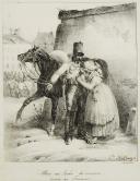 BELLANGÉ HIPPOLYTE - First Empire Hussar: engraving, 19th century. 32890