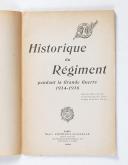 Photo 2 : Historique du 78ème Régiment d’Infanterie guerre 1914-18 