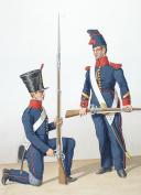 Photo 2 : 1830. Infanterie de Ligne.  Fusiliers, Sergent de Fusiliers