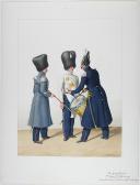 Photo 2 : 1830. Garde Royale. Infanterie (5e Régiment). Caporal-Tambour, Tambour de Fusiliers, Tambour-Major