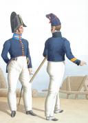 Photo 2 : 1822. Génie. Garde du Génie de 2ème classe sur les travaux, Caporal d'Ouvriers.