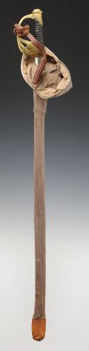 Photo 2 : SABRE D'OFFICIER DE CAVALERIE, système de  1896, Troisième République. 24426-8