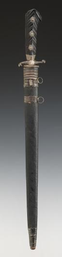 Photo 2 : SILVER-MOUNTED HUNTING DAGGER, Former Monarchy, circa 1768-1769. 33165.