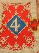 Photo 2 : FLAMME DE TROMPETTE DU 4ème RÉGIMENT DE HUSSARDS, Second Empire. 33771