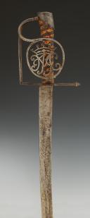 Photo 2 : SABER IN THE STYLE OF GENDARMERIE WEAPONS, attributed to Marquis J.M. de GODIN, END OF THE REIGN OF LOUIS XVI, around 1787-1789. 33012R