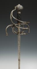 Photo 3 : IRON SWORD WITH MULTI-BRANCH GUARD CALLED “RAPIER”, 16th century. 25876