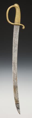 Photo 3 : INFANTRY TROOP SABER known as "briquet" An XI model, signed Versailles, Restoration. 29287