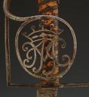 Photo 3 : SABER IN THE STYLE OF GENDARMERIE WEAPONS, attributed to Marquis J.M. de GODIN, END OF THE REIGN OF LOUIS XVI, around 1787-1789. 33012R
