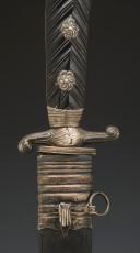 Photo 4 : SILVER-MOUNTED HUNTING DAGGER, Former Monarchy, circa 1768-1769. 33165.